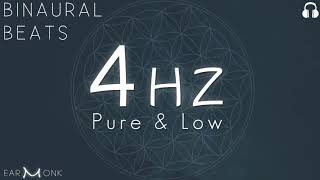 4Hz Theta  🎧 Pure Binaural Beats  432Hz Based  Low Frequency [upl. by Anide378]