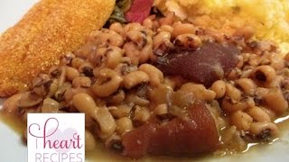 Southern Style Black Eyed Peas  I Heart Recipes [upl. by Arres]