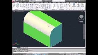 AutoCAD Tutorial How to Create 3D FILLET [upl. by Asinet]