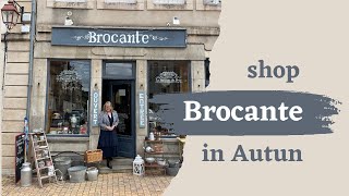 Charming brocante shop in Autun France [upl. by Onairotciv640]