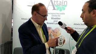 Attain Incontinence Control Device at CES 2019 [upl. by Berrie]