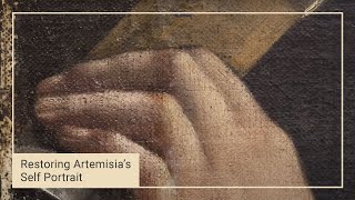 Who was Artemisia Gentileschi  Art Restoration 4 of 14  National Gallery [upl. by Virg]