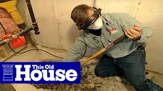 How to Install a Sump Pump  This Old House [upl. by Linzy451]