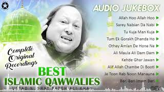 BEST ISLAMIC QAWWALIES Complete Original Jukebox  Nusrat Fateh Ali Khan  OSA Worldwide [upl. by Ahsuat374]