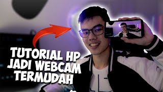 CARA PAKAI KAMERA HP UNTUK JADI WEBCAM PCLAPTOP Android  Zoom OBS [upl. by Enila]