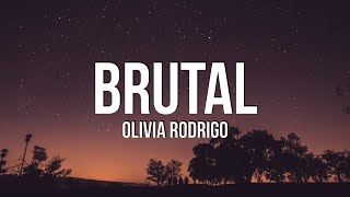 Olivia Rodrigo  brutal Lyrics [upl. by Shanan759]