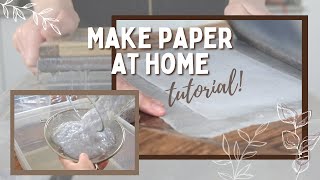 How to make recycled paper  mould amp deckle diy  Tutorial [upl. by Petta]