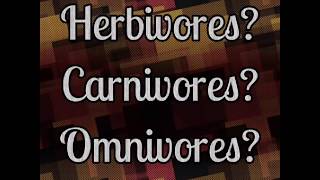 What are Herbivores Carnivores and Omnivores  Herbivores  Carnivores  Omnivores [upl. by Rebmeced870]