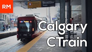 Calgary CTrain  Calgarys Light Rail System [upl. by Eudocia]