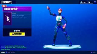 NEW “DISCO FEVER” DANCE Disco Emote  Fortnite Battle Royale [upl. by Solohcin]