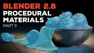 Blender 28 Beginner Tutorial  Part 9 Procedural Materials [upl. by Ifen]