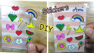 DIY Stickers easy  Handmade Cách làm hình dán đơn giản  Ami DIY [upl. by Hyacinthe386]