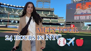 24 HOURS IN NEW YORK  Citi Field Mets Tour Vlog  Teddy Swims Concert [upl. by Inaniel]