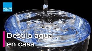 Destilación de AGUA en casa  Experimentos [upl. by Rehpotsirc305]