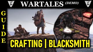 WARTALES  Guide  How to do Crafting  BLACKSMITH [upl. by Freyah505]