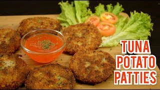 Tuna Potato Patties  Simple Recipe [upl. by Loggia468]