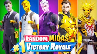 The RANDOM MIDAS BOSS Challenge in Fortnite [upl. by Gensler729]