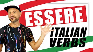 Italian Verb Conjugation ESSERE in 4 Tenses  Italian Past Tense Future amp more [upl. by Almeda]