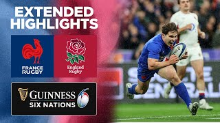 France v England  Extended Highlights  2022 Guinness Six Nations [upl. by Eicnarf]