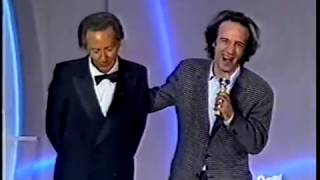 Quando Benigni era Benigni ospitata ai Telegatti 87 [upl. by Imuyam80]