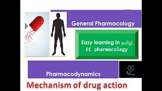 Pharmacodynamics  Principles and Mechanism of drug action  Explanation in Tamil [upl. by Atthia]