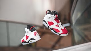 Air Jordan 6 Retro quotCarminequot Review amp OnFeet [upl. by Gunar9]