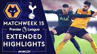 Wolves v Tottenham  PREMIER LEAGUE HIGHLIGHTS  12272020  NBC Sports [upl. by Snodgrass]