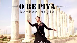 O Re Piya from Aaja Nachle kathak style indian dance [upl. by Adnwahsat]