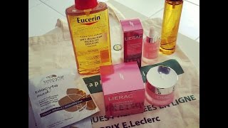 Ma revue sur les produits de la parapharmacie en ligne Leclerc [upl. by Yelhak146]