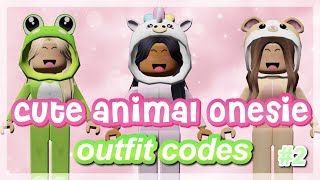 cute animal onesie outfit codes for bloxburg PART 2  roblox ♡ [upl. by Odille]