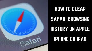 How to Clear Safari Browsing History on Apple iPhone or iPad 2017 [upl. by Tenahs]