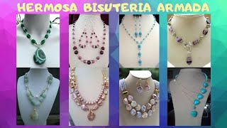 BISUTERIA ARMADA 😍 IDEAS PARA HACER BISUTERIA💍 [upl. by Aribold]