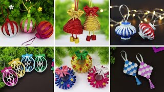 6 DIY Christmas Ornaments Decoration Ideas  Christmas Tree Decorations  Christmas Crafts [upl. by Calisa]