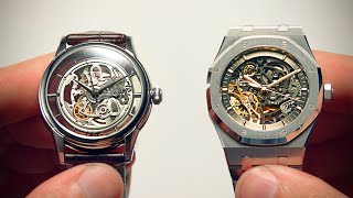 Can You Tell The Difference Cheap vs Expensive Skeleton Watches  Watchfinder amp Co [upl. by Olbap]