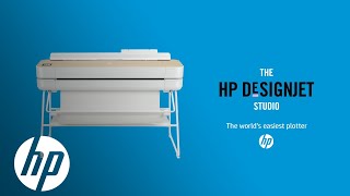 The World’s Easiest Plotter HP DesignJet Studio  DesignJet Large Format Printers  HP [upl. by Zullo]