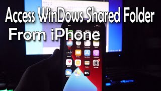 How To Access Shared Windows Folders amp Files From iPhone [upl. by Grantland]