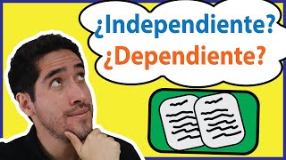 DIFERENCIA ENTRE VARIABLE INDEPENDIENTE Y DEPENDIENTE  Metodología Básica y no tan básica [upl. by Alvina634]