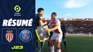 AS MONACO  PARIS SAINTGERMAIN 3  1  Résumé  ASM  PSG  20222023 [upl. by Cristobal]