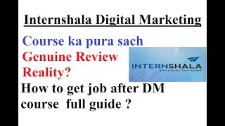 INTERNSHALA Digital Marketing course REVIEW [upl. by Atinot771]