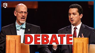 DEBATE  Can a Christian Lose Their Salvation  Trent Horn vs Dr James R White [upl. by Netram869]