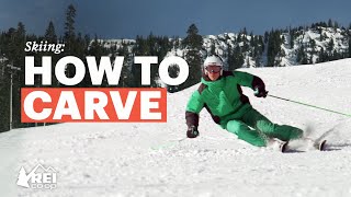 How to Carve Skis  Take Your Skiing to the Next Level  REI [upl. by Enylodnewg579]