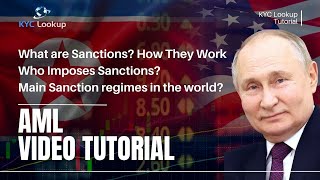 What are Sanctions  How do Sanctions Work  All Types of Sanctions explained  AML Tutorial [upl. by Margette418]