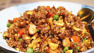 BETTER THAN TAKEOUT AND EASY Chinese Chicken Fried Rice Recipe [upl. by Leirum]