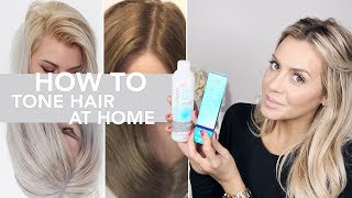 How to Professionally Tone Hair At Home [upl. by Elades]