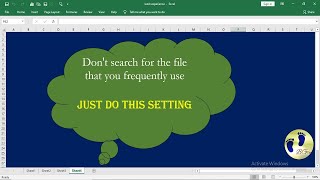 How to Pin and Unpin a file in Excel  Pin and unpin option in Excel [upl. by Gnov]