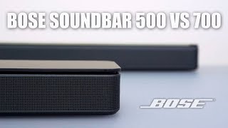 Bose Soundbar 500 vs 700 Comparison and Review [upl. by Isma]