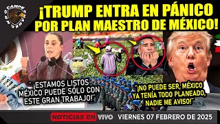 TRUMP ¡ENTRA EN PÁNICO MÉXICO SE LA VOLTEA ¡CLAUDIA SHEINBAUM SACA PLAN MAESTRO AHORA [upl. by Norvil]