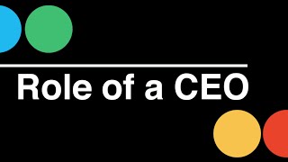 Startup CEO Role of a CEO [upl. by Seilenna947]