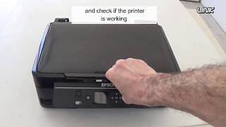 Epson Inkjet Printer all Lights blinking  How to fix it [upl. by Ladew]