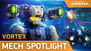 Mech Arena  Mech Spotlight  Vortex [upl. by Ydur225]